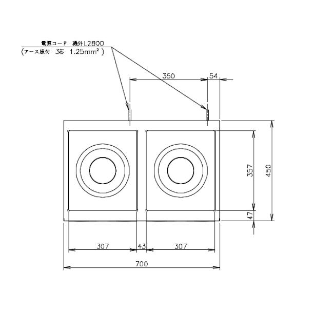 ホシザキ 卓上IH調理器 HIH-22CE-1 カウンタータイプ IHコンロ 電磁調理器　クリーブランド｜cleaveland｜17