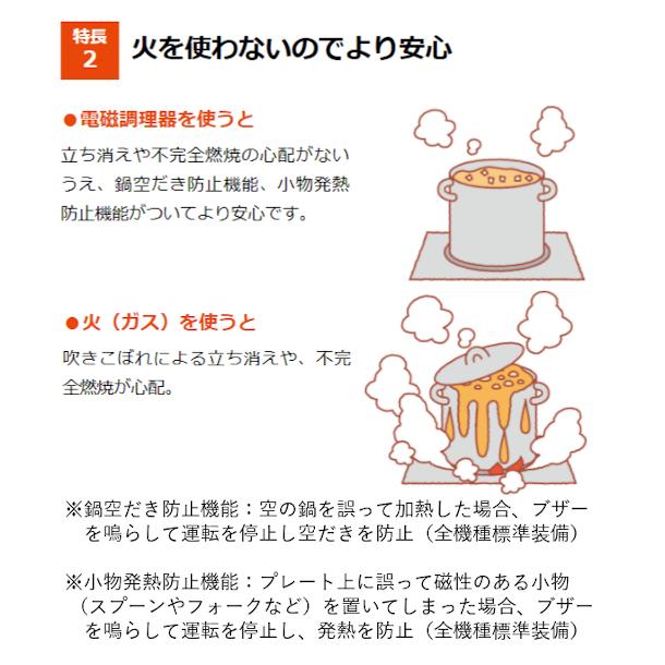 ホシザキ（HOSHIZAKI） 据置き型IHクッキングヒーター HIH-33TDE-1 IH
