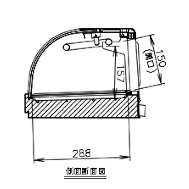 ホシザキ 冷蔵ネタケース HNC-120B-R-B 右ユニット 冷蔵ショー ホシザキ 冷蔵ネタケース HNC-120B-R-B 右ユニット 冷蔵ショー