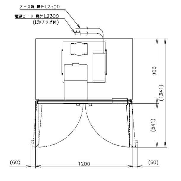 業務用 縦型冷蔵庫・HR-120A-ML ホシザキ 単相100V 2021年 ホシザキ（HOSHIZAKI） 業務用冷蔵庫 HR-120A3-1-ML｜ワイドスルー