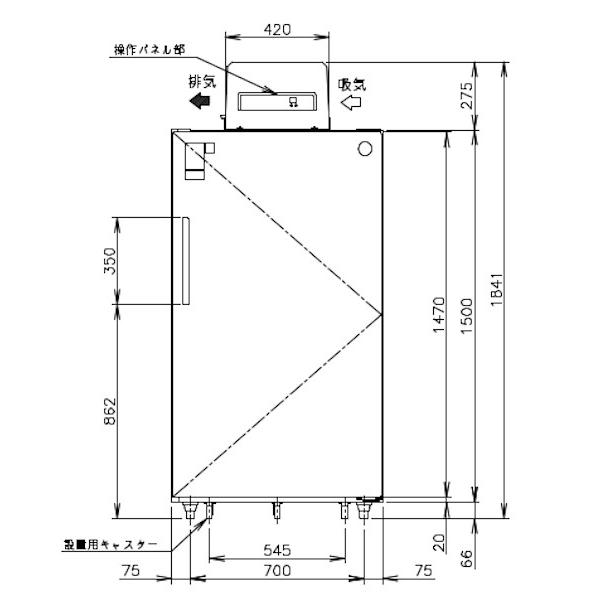 ホシザキ 玄米保冷庫 HRA-14GD1 業務用冷蔵庫 別料金にて 設置 ホシザキ 玄米保冷庫 HRA-14GD1 業務用冷蔵庫 別料金にて 設置