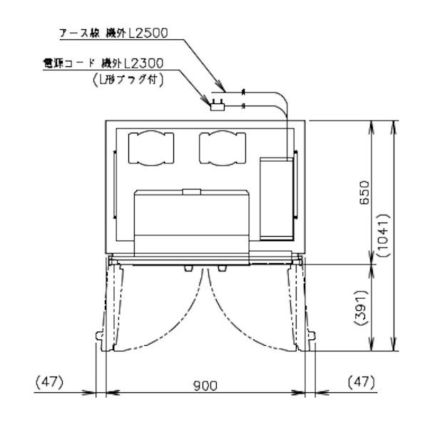 ホシザキ（HOSHIZAKI） 業務用冷凍冷蔵庫 HRF-90AFT-1｜内容積 544L