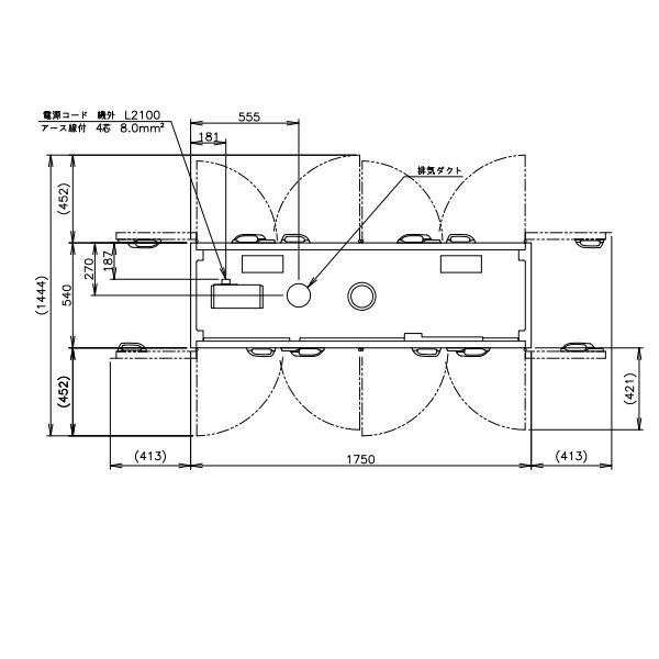 ホシザキ（HOSHIZAKI） 消毒保管庫 HSB-20SPC3 (旧型式：HSB-20SPB3) 4