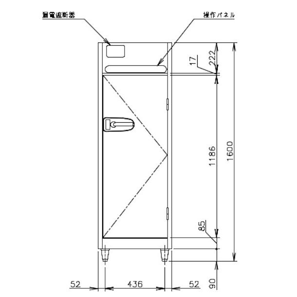 ホシザキ 消毒保管庫 HSB-4SB 4カゴタイプ 片面扉 奥行1列 消毒 ホシザキ 消毒保管庫 HSB-4SB 4カゴタイプ 片面扉 奥行1列 消毒