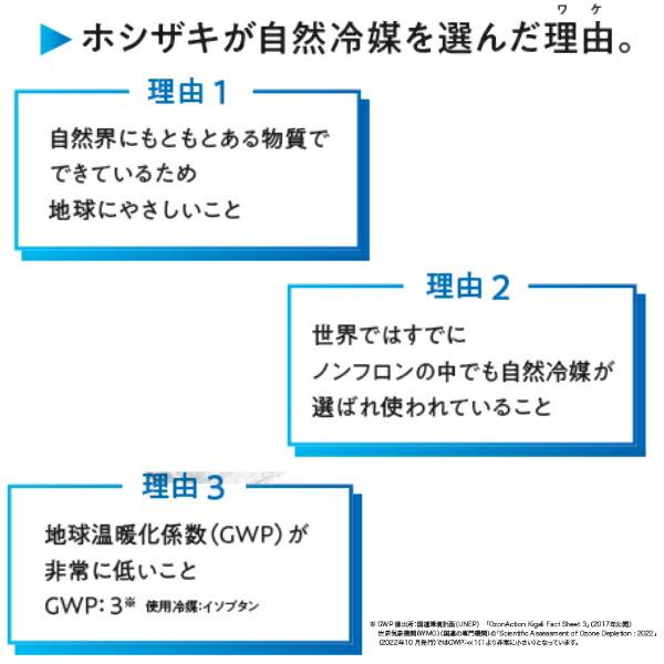ホシザキ（HOSHIZAKI） 自然冷媒製氷機 IM-55P｜55kg｜ノンフロン