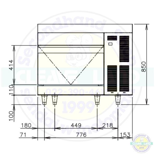 ホシザキ 製氷機 業務用 IM-95TM-1-80 キューブアイス(8cm角 ホシザキ 製氷機 業務用 IM-95TM-1-80 キューブアイス(8cm角