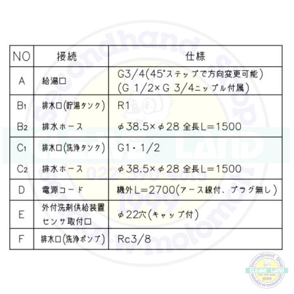 ホシザキ（HOSHIZAKI） JW-2000SUD-P 器具洗浄機 50Hz専用 三相200V