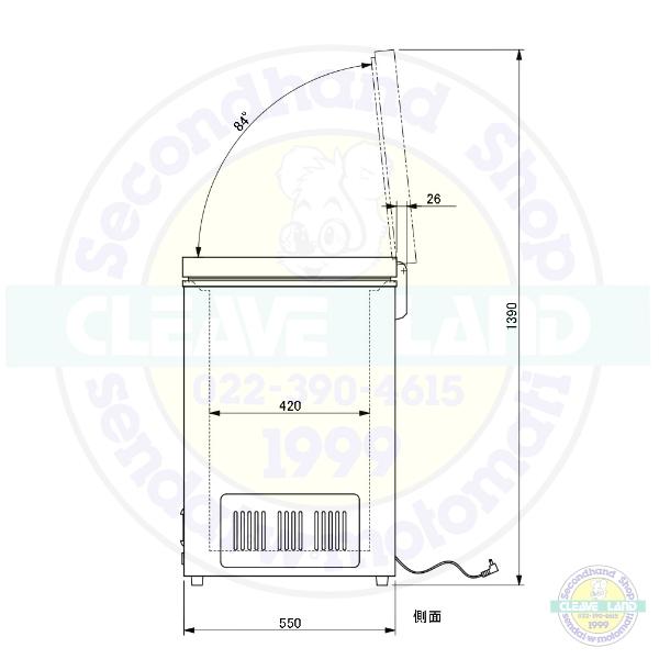 三ツ星貿易 冷凍ストッカー 98L KF-101NF チェスト型 上開き 三ツ星貿易 冷凍ストッカー 98L KF-101NF チェスト型 上開き