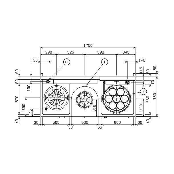マルゼン(厨房機器) MR-563B マルゼン 中華レンジ デラックス マルゼン(厨房機器) MR-563B マルゼン 中華レンジ デラックス