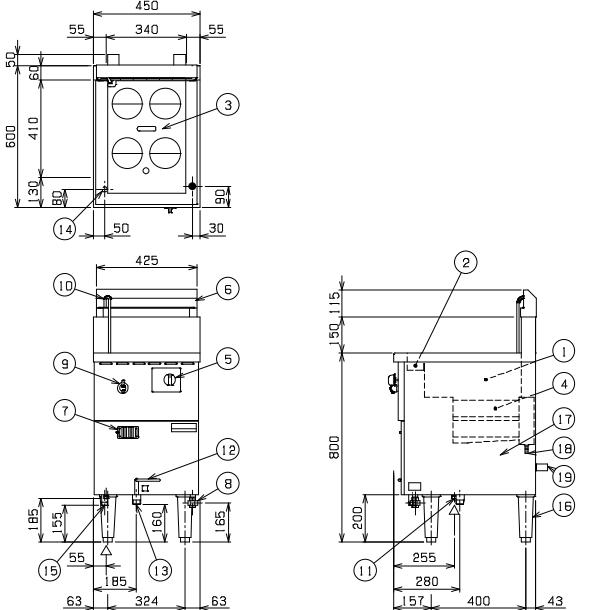 【日本未発売】 MRF-046RC　マルゼン　生麺用釜　クリーブランド 【UOI3648268157】(127919円)