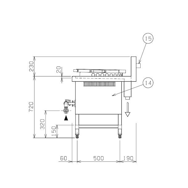 マルゼン(厨房機器) MRS-171E (旧型番:MRS-171C) マルゼン マルゼン(厨房機器) MRS-171E (旧型番:MRS-171C) マルゼン