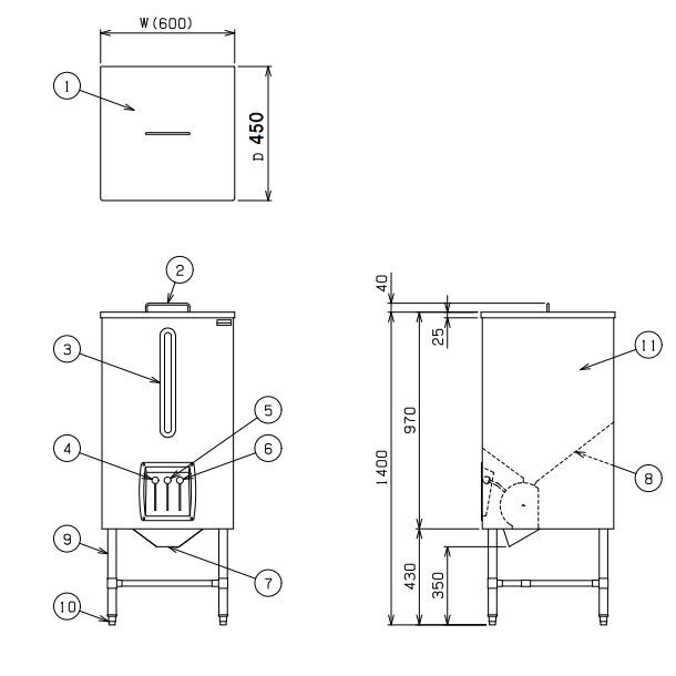 直接取引】 MARUZEN MRT-120 ライスタンク 120kg