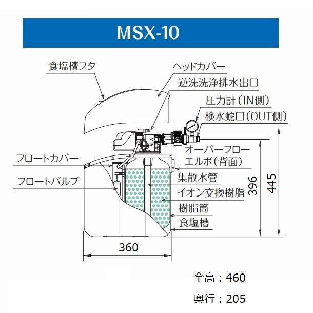 MSX-10 メイスイ 全自動軟水器 軟水器 ソフナーシリーズ I形 MSX-10 メイスイ 全自動軟水器 軟水器 ソフナーシリーズ I形