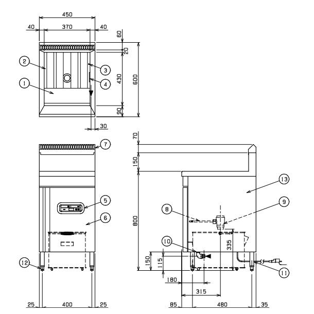 YMSTさん専用。東洋エンタープライズMサイズ　。クリーニング済み。 マルゼン（MARUZEN） MXF-046C ガスフライヤー エクセレントシリーズ