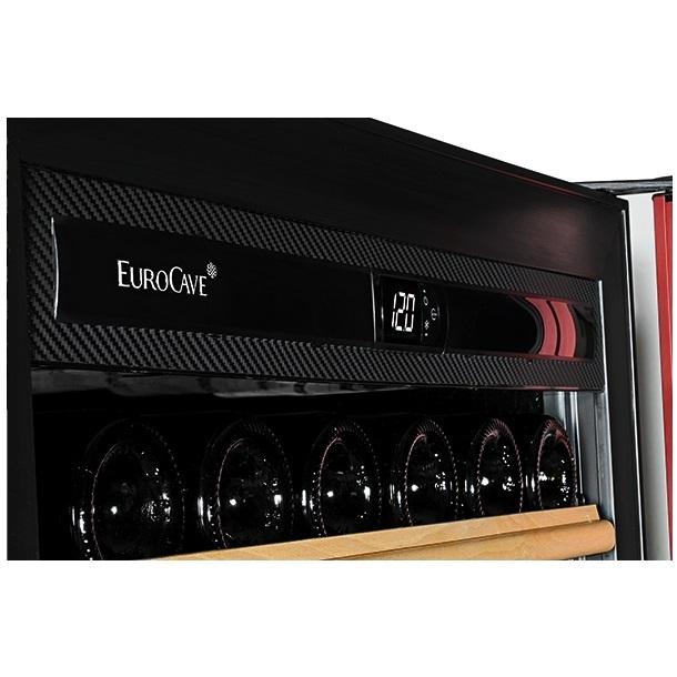 ユーロカーヴ　ワインセラー EuroCave（ユーロカーブ）Pure 黒色 182本 フルガラスドア