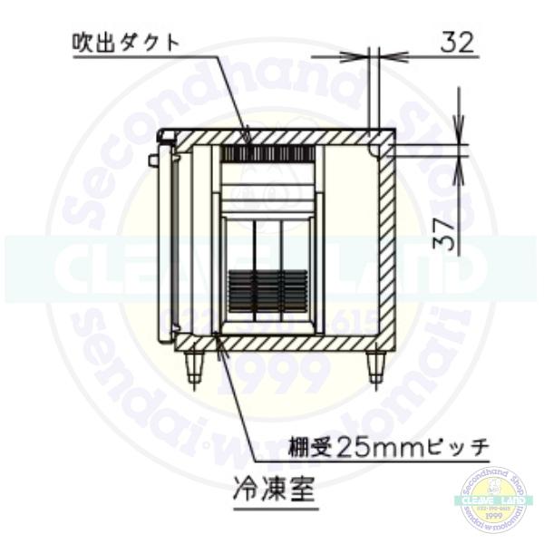 RFT-180SDG-1-ML ホシザキ テーブル形冷凍冷蔵庫 コールドテーブル 内装ステンレス ワイドスルー  業務用冷蔵庫 別料金にて 設置 入替 回収 処分 廃棄｜cleaveland｜09