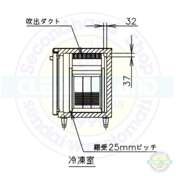 ホシザキ テーブル形冷凍冷蔵庫 RFT-180SNG-1-ML ワイドスルー