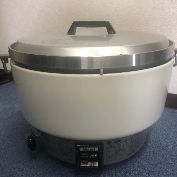 【中古】 RR-40S1-F ガス炊飯器 8.0L 4升 フッ素加工 リンナイ LPガス