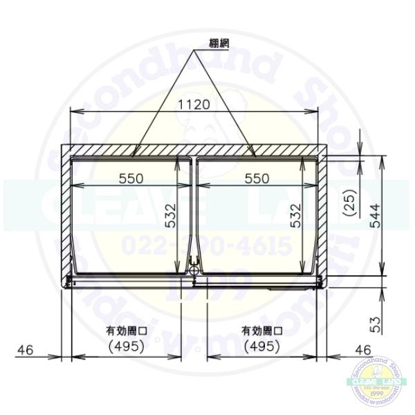 リーチインショーケース ホシザキ RSC-120E-B （旧型番：RSC-120D-2B） スライド扉 木目調 冷蔵ショーケース 業務用冷蔵庫 別料金 設置 入替 回収 処分 廃棄 　｜cleaveland｜09