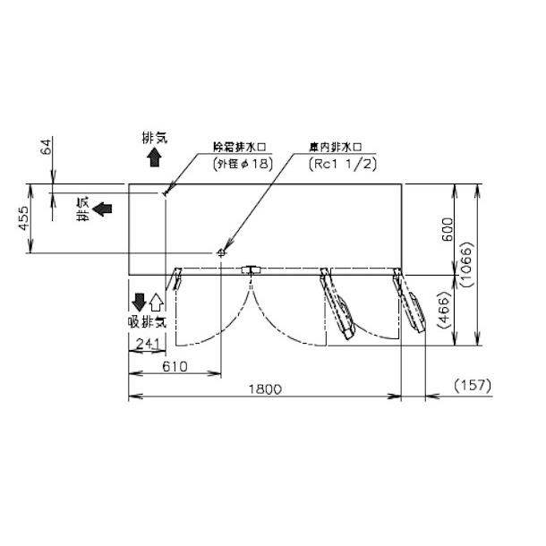 ホシザキ RT-180SNG-ML (新型番:RT-180SNG-1-ML) テーブル形 ホシザキ RT-180SNG-ML (新型番:RT-180SNG-1-ML) テーブル形