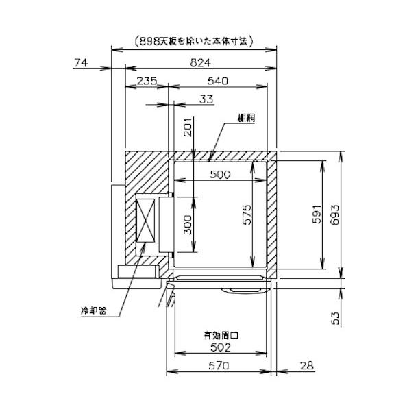 ホシザキ RT-90SDG (新型番:RT-90SDG-1) テーブル形冷蔵庫 ホシザキ RT-90SDG (新型番:RT-90SDG-1) テーブル形冷蔵庫