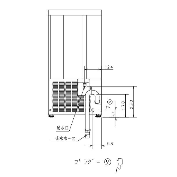 製氷機 パナソニック SIM-AS2500(旧:SIM-S2500B) アンダー 製氷機 パナソニック SIM-AS2500(旧:SIM-S2500B) アンダー