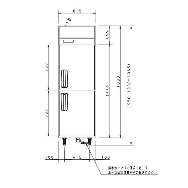 SRF-K683B　パナソニック　縦型冷凍庫　設置　3Φ200V　別料金にて　業務用冷凍庫　入替　処分　回収　廃棄　クリーブランド