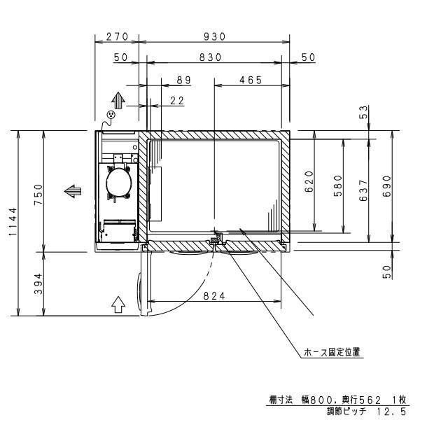 SUF-K1271SB　パナソニック　冷凍　回収　業務用冷凍庫　1Φ100V　クリーブランド　入替　センターピラー無　コールドテーブル　廃棄　処分　別料金にて　設置