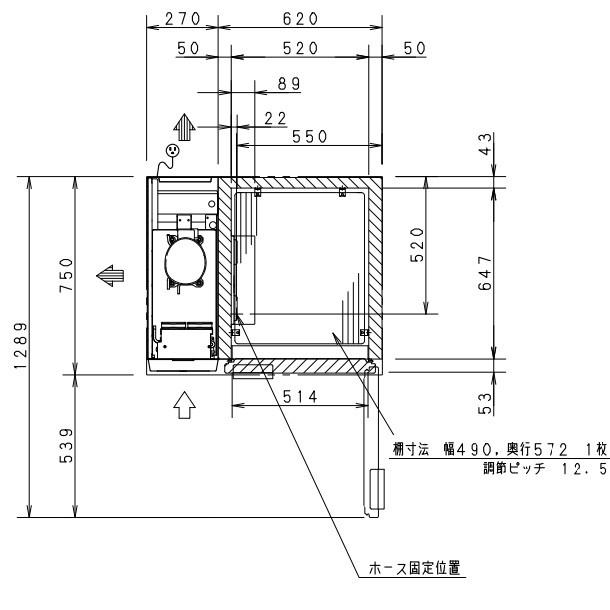 SUF-K971B　パナソニック　冷凍　別料金にて　処分　廃棄　コールドテーブル　入替　1Φ100V　設置　回収　業務用冷凍庫　クリーブランド