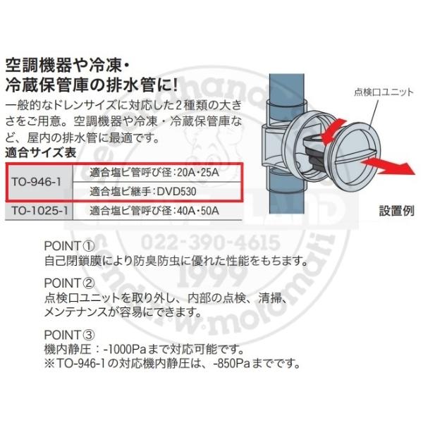 スギコ産業 スギコ TO-946-1 自封式トラップ(ウォレス) 屋内用 ドレン