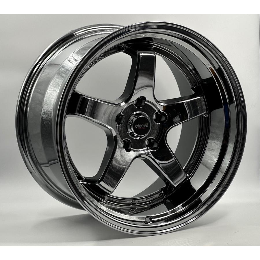 ✴︎YAY✴︎CLEAVE RACING FL53 18インチホイール４本 CLEAVE RACING FL53 18x10.5J +15 5H-114.3 SMC 4本セット 新色