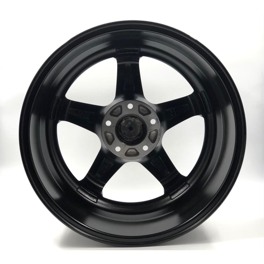 CLEAVE RACING FL53 18x9.5J +0 5H-114.3 ガンメタ/マシンド 2本