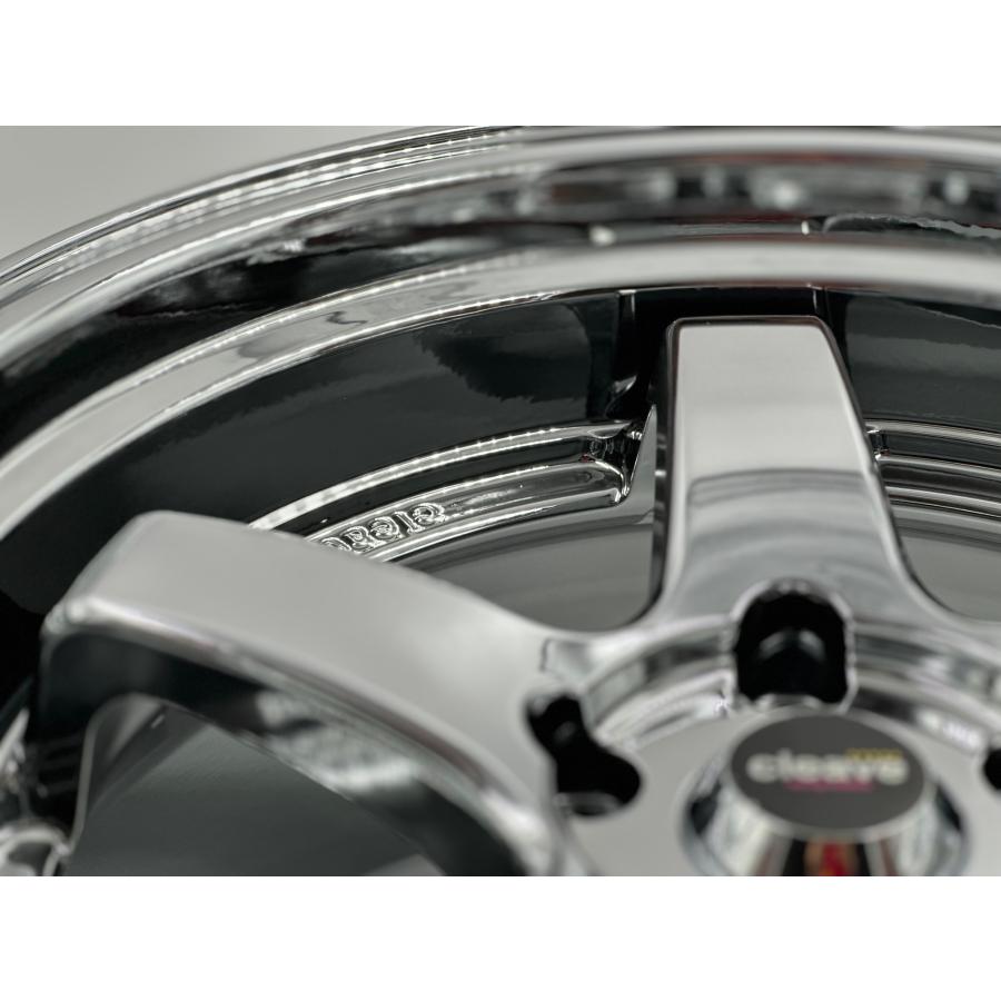 CLEAVE CLEAVE RACING FL53 18x9.5J +18 5H-114.3 SMC 4本セット 新色