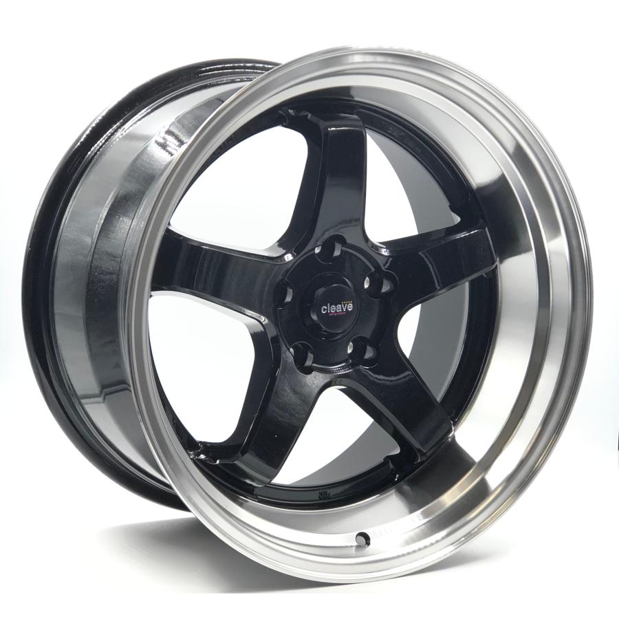 CLEAVE CLEAVE RACING FL53 18x9.5J +18 5H-114.3 ブラック/マシンド 4