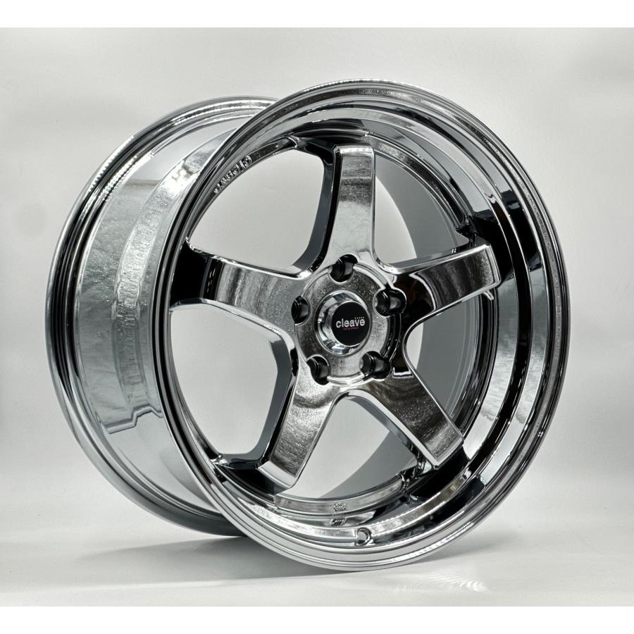 CLEAVE CLEAVE RACING FL53 18x9.5J +44 5H-100 SMC 4本セット 