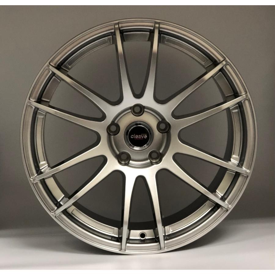 CLEAVE RACING 102 18x8.5J +33 5H-114.3 ガンメタリック 2本