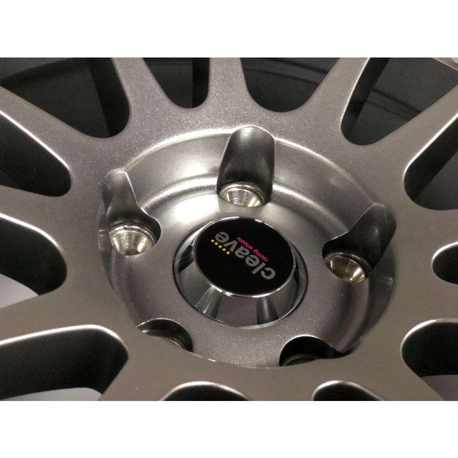 CLEAVE RACING 18x10.5J +15 5H-114.3 2本 CLEAVE RACING 103 18x10.5J +15 5H-114.3 セミグロスブラック 2