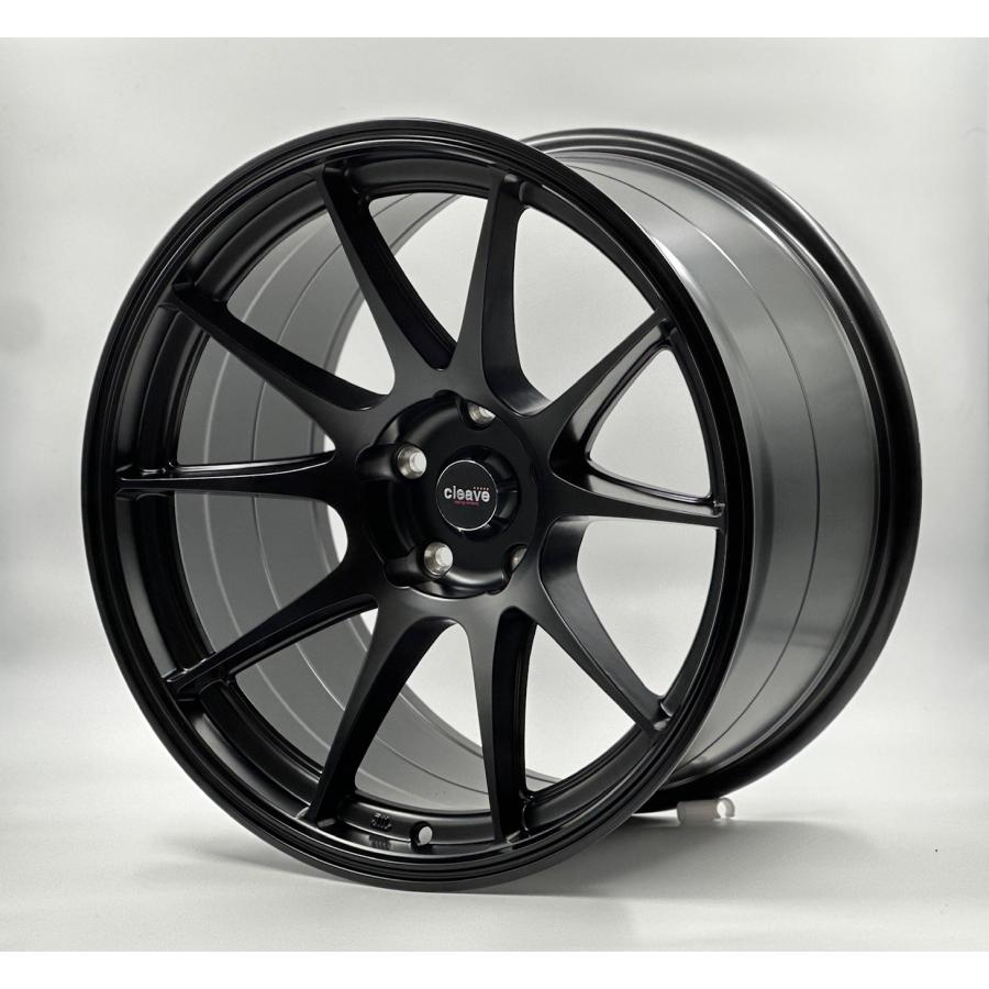 CLEAVE CLEAVE RACING 103 18x10.5J +15 5H-114.3 セミグロスブラック 