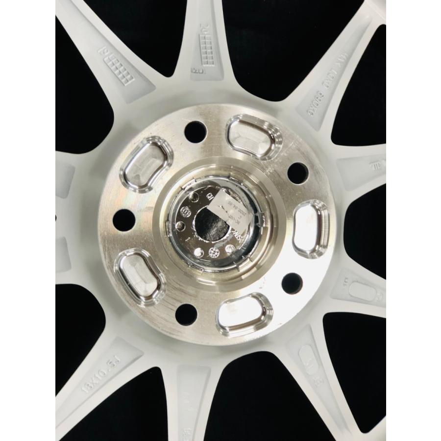 CLEAVE RACING 103 18x10.5J +15 5H-114.3 ホワイト 2本セット