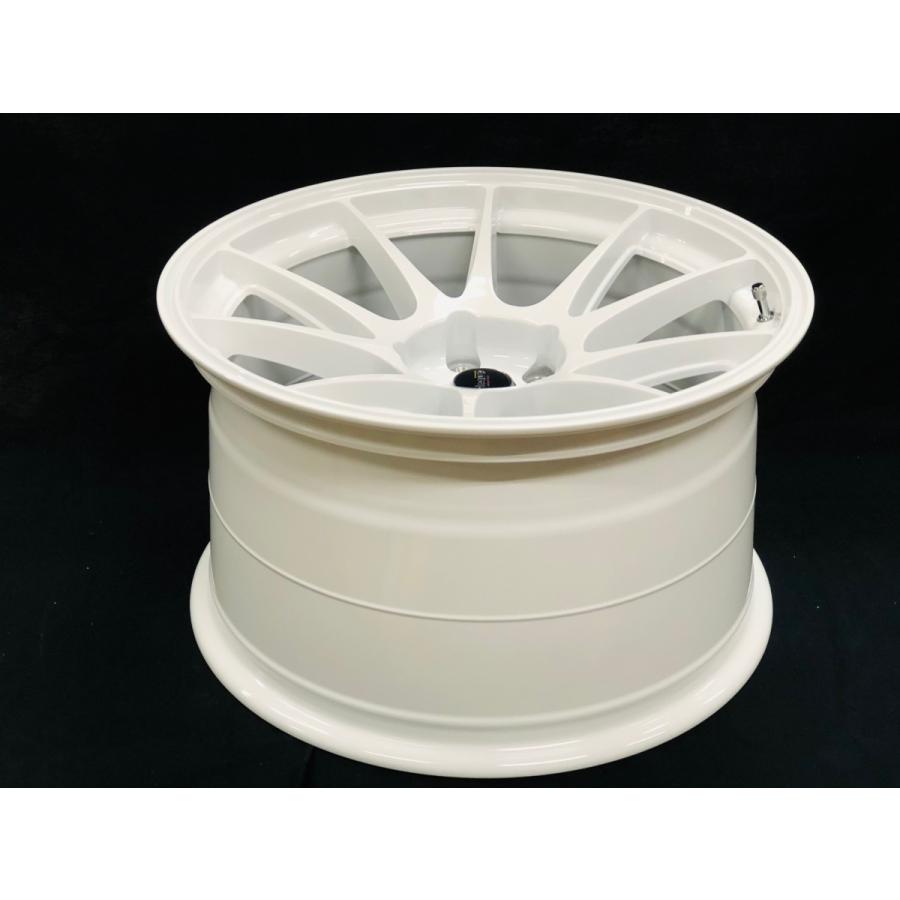CLEAVE RACING 103 18x10.5J +15 5H-114.3 ホワイト 4本セット
