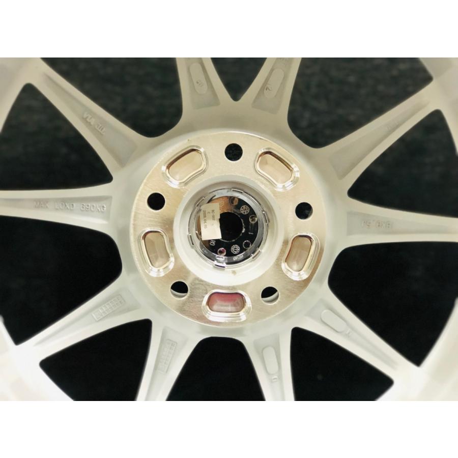 CLEAVE RACING 103 18x9.5J +12 5H-114.3 ホワイト 2本セット : CLEAVE