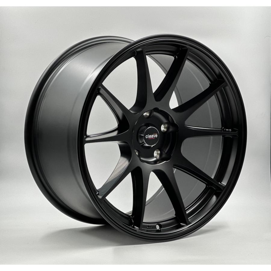 CLEAVE CLEAVE RACING 103 18x9.5J +22 5H-114.3 セミグロスブラック 4 