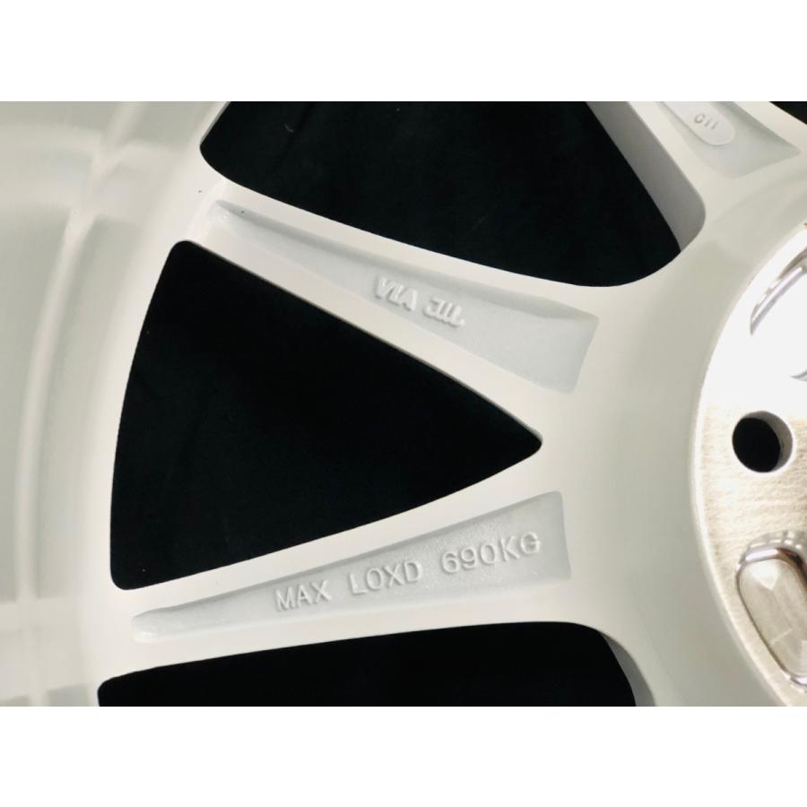 CLEAVE CLEAVE RACING 103 18x9.5J +22 5H-114.3 ホワイト 4本セット 