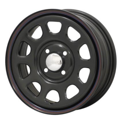 NANKANG DAYTONA BLACK 14x5 +42 4H-100 ナンカン マッドスター M/T 