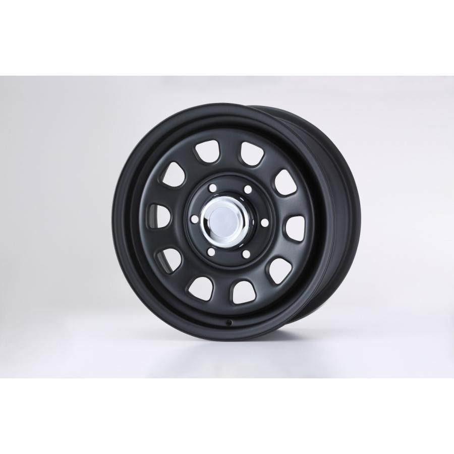 DAYTONA SS キャラバン 15x6 +45 6-139.7 マットブラック オススメ輸入