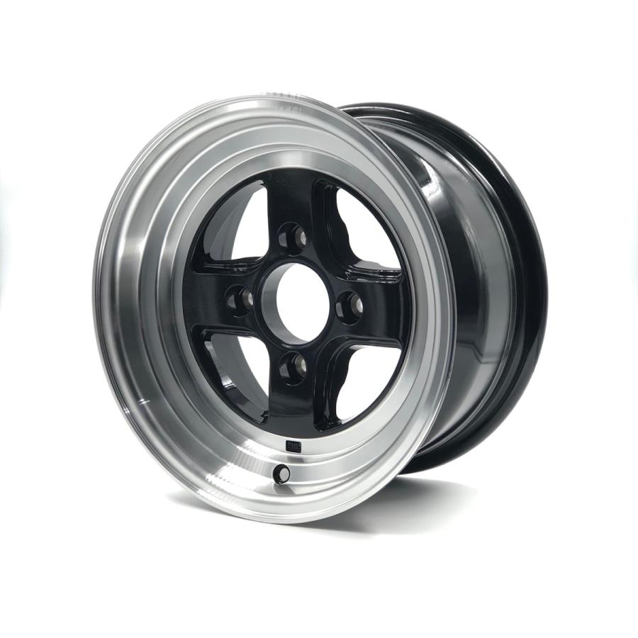 CLEAVE RACING E4 13x7.0 +9 4-114.3 ブラック/マシンド 4本セット