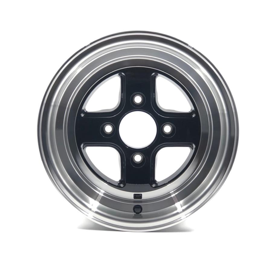 クリーブレーシング　86 CLEAVE RACING E4 13x7.0 +9 4-114.3 ブラック/マシンド 4本