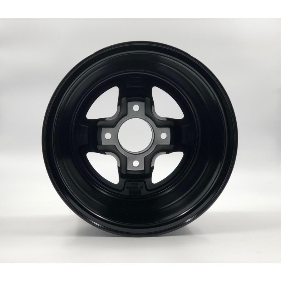 CLEAVE RACING E4 13x7.0 +9 4-114.3 ブラック/マシンド 4本セット KP61 サニトラ AE86 B310 BILSコラボモデルの画像