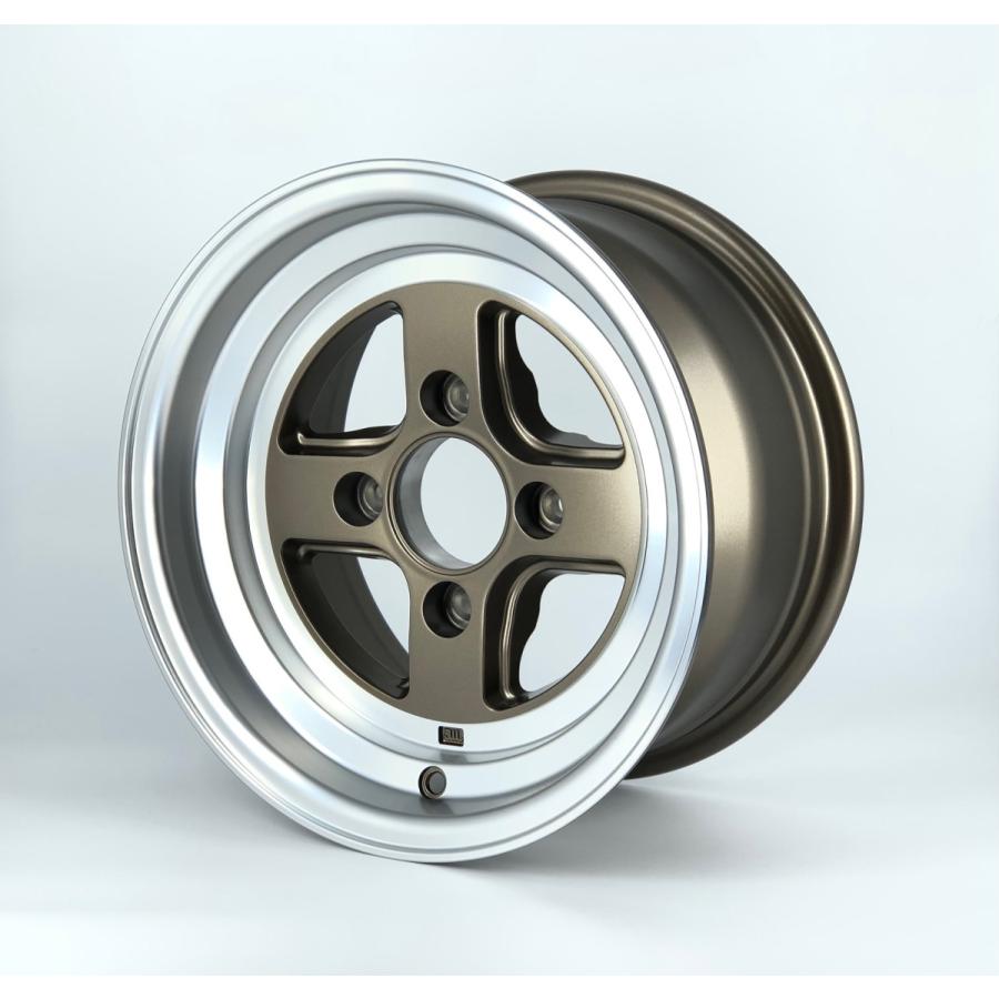 CLEAVE RACING E4 13x7.0 +9 4-114.3 ブロンズ/マシンド 4本セット
