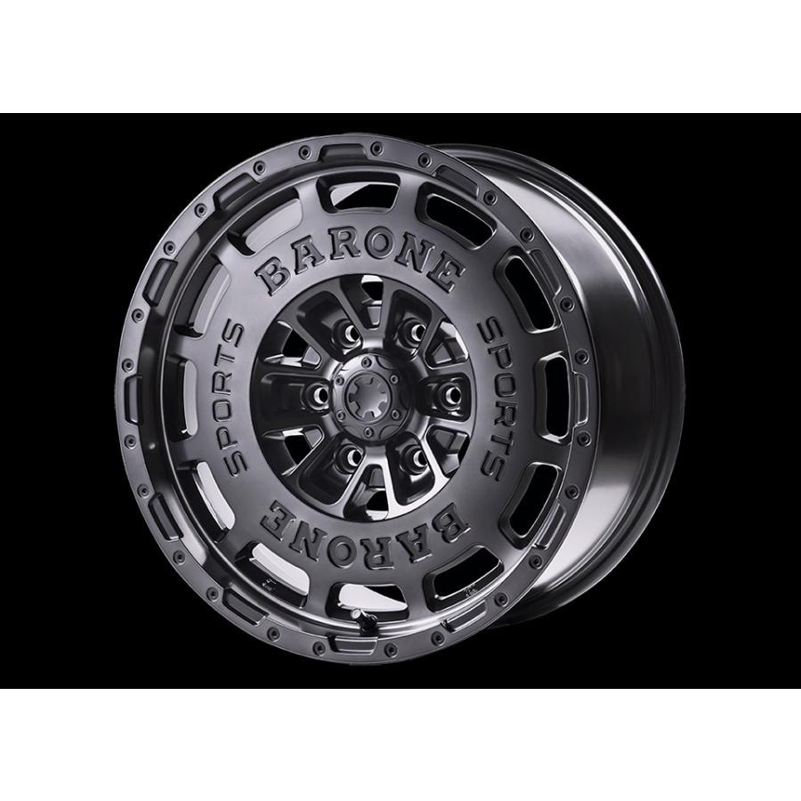 ハイエース FABULOUS BARONE AP-12 1PIECE 18x9 +25 6-139.7 マット